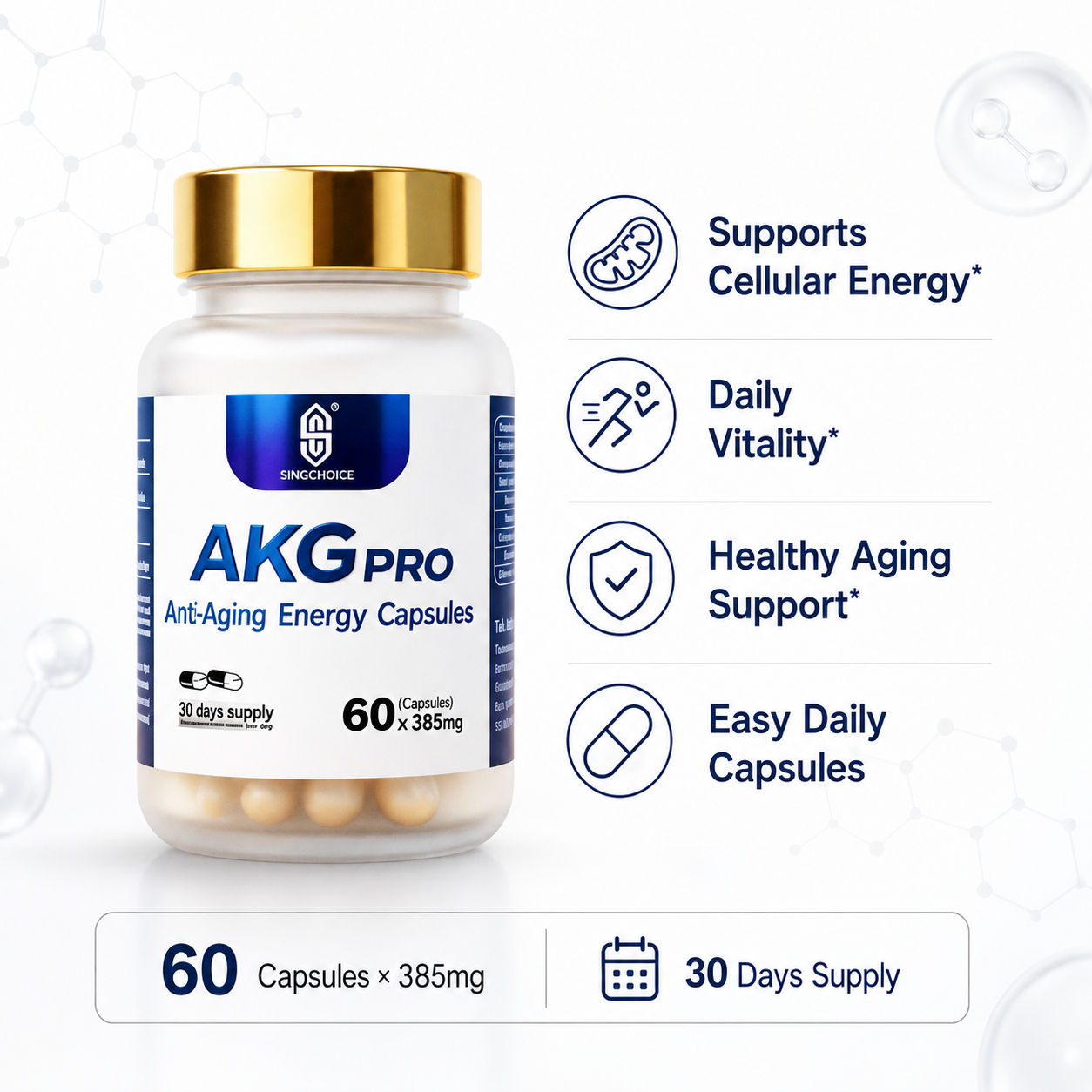 AKG Pro Cellular Energy Capsules