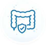 Balanced microbiome ecosystem icon