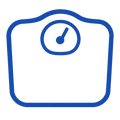 Body weight research icon